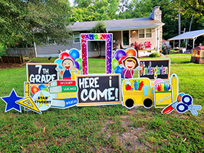 Yardy Cardy, Welcome, sign, signs, custom signs, north carolina, south carolina, laresa thompson, charlotte, huntersville, pineville, lake norma